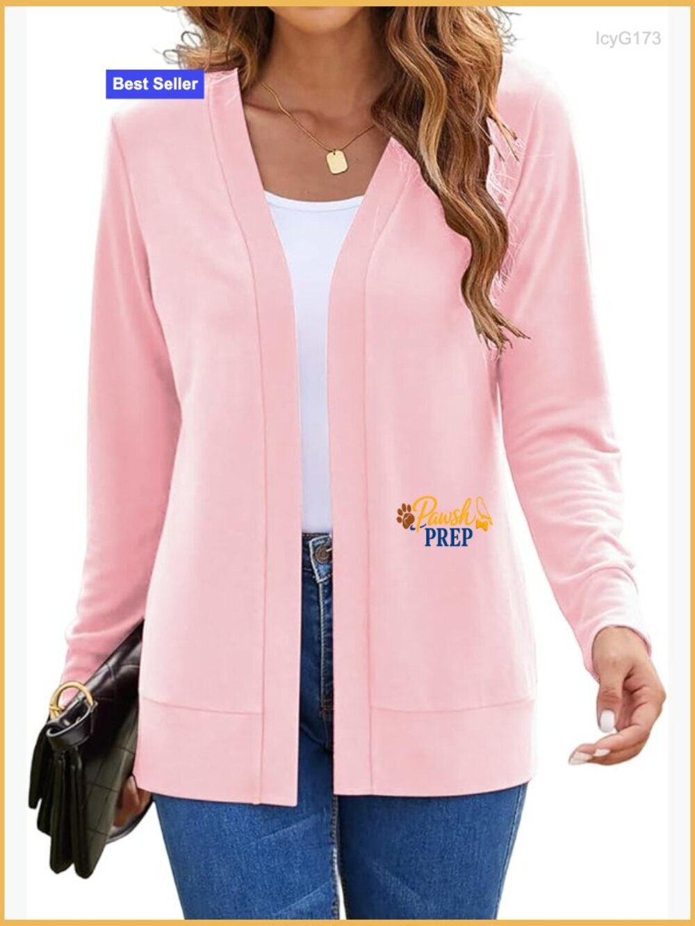 Lightweight Open Front Knit Cardigan Long Sleeve Flowy Soft Sweater